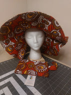 Feels Like Sunset Floppy Hat with Wristlet